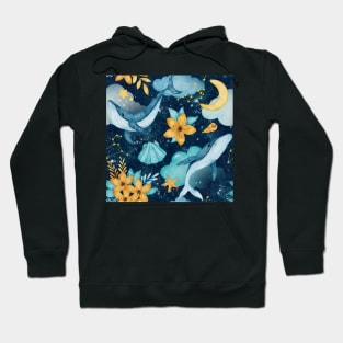 Wales underwater pattern Hoodie